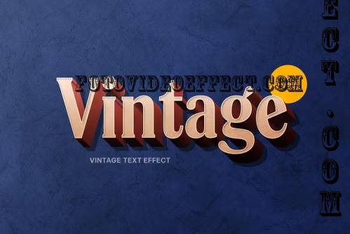 3D Vintage Text Effect - 92518623