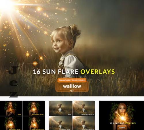 Magical sun flare Transparent PNG photo overlays - 3UXBEEX