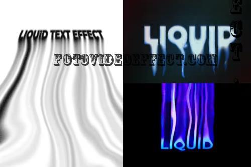Liquid Text Effect - QL4SZXG