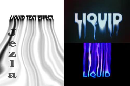 Liquid Text Effect - QL4SZXG