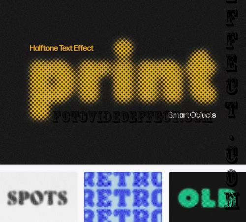 Halftone Text Effect - 92543079