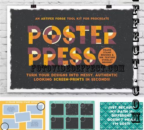 Poster Press  Procreate Screen Print Creator - WN3ZY4H