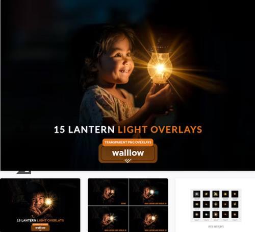Lantern Lamp Light Transparent PNG & JPG overlays - ZRQ5MJ6