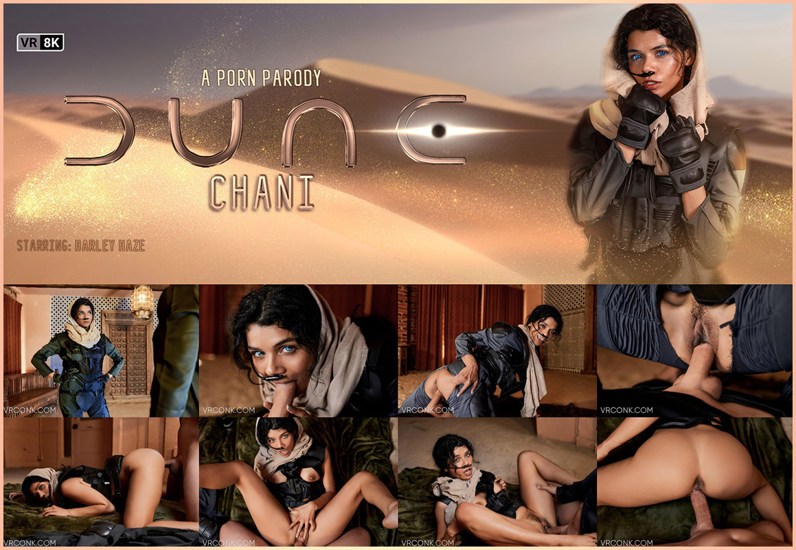 [VRConk.com] Harley Haze - Dune: Chani (A Porn Parody) [19.04.2024, Babe, Big Dick, Blowjob, Brunette, Cosplay, Cowgirl, Cum on Body, Doggy Style, Fantasy, Missionary, Natural Tits, Parody, Reverse Cowgirl, Shaved, Skinny, Small Tits, Virtual Reality, Sid