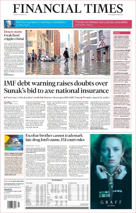 Financial Times - April 18th