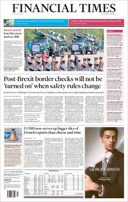 Financial Times - April 19th