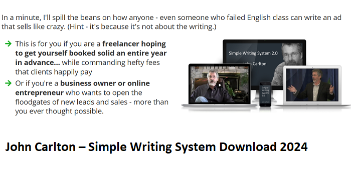 John Carlton – Simple Writing System Download 2024