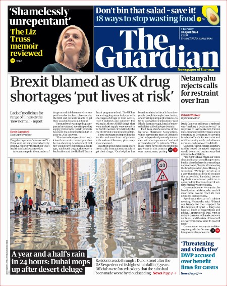 The Guardian - April 18th
