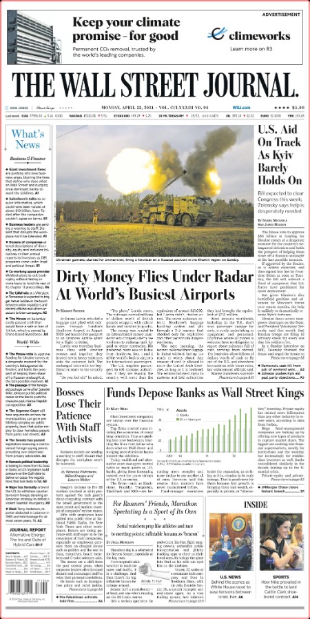 The Wall Street Journal - April 22nd