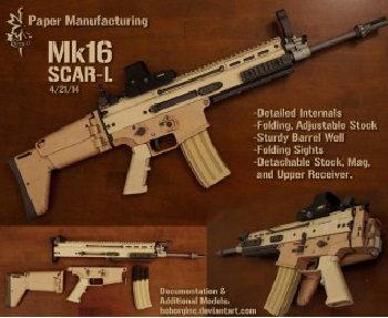    Mk16 SCAR-L (Paper Manufacturing)