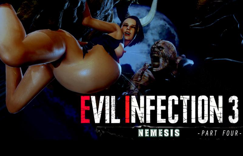 Hanzohatori - Evil Infection 3 - Nemesis 4 3D Porn Comic