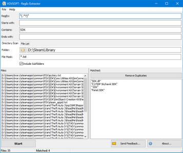 VovSoft RegEx Extractor 2.2