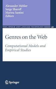 Genres on the Web Computational Models and Empirical Studies (2024)