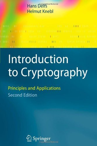 Introduction to Cryptography Principles and Applications