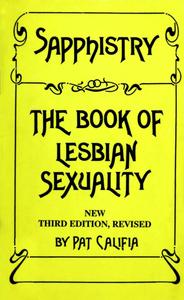 Sapphistry  The Book of Lesbian Sexuality