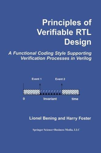 Principles of Verifiable RTL Design A functional coding style supporting verification processes in Verilog
