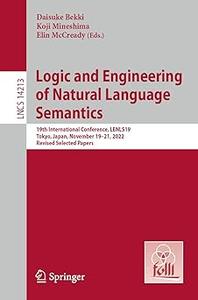 Logic and Engineering of Natural Language Semantics 19th International Conference, LENLS19, Tokyo, Japan, November 19-2