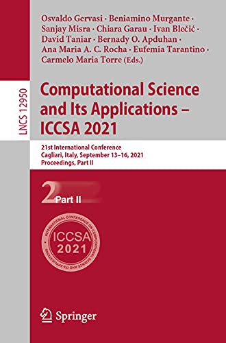 Computational Science and Its Applications – ICCSA 2021 (PDF–Part II)