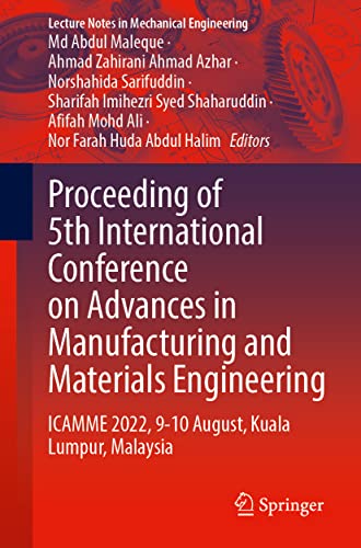 Proceeding of 5th International Conference on Advances in Manufacturing and Materials Engineering (2024)