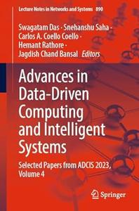 Advances in Data-Driven Computing and Intelligent Systems, Volume 4