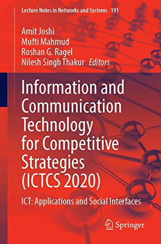 Information and Communication Technology for Competitive Strategies (ICTCS 2020) ICT (2024)