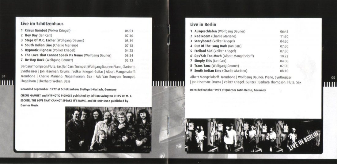 The United Jazz+Rock Ensemble  Live Im Sch&#252;tzenhaus / Live In Berlin (1977,81) (2010) 2CD Lossless