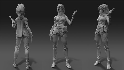 Aaa Game Character Creation Tutorial Part1 - High Poly