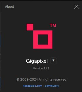 Topaz Gigapixel AI 7.1.3