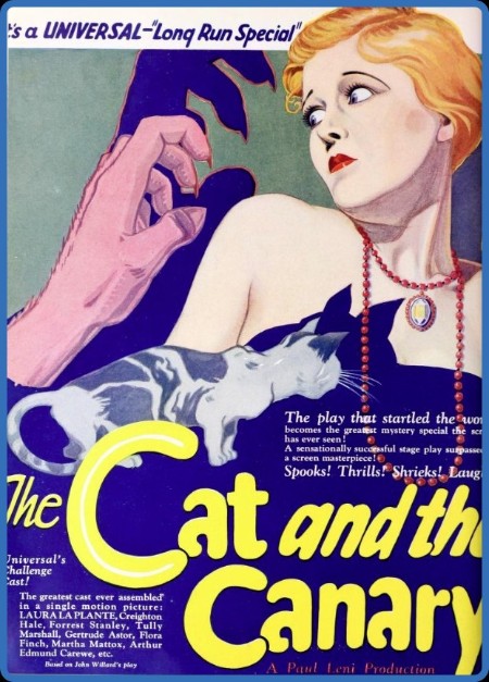 The Cat And The Canary (1927) 720p BluRay YTS