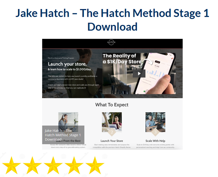 Jake Hatch – The Hatch Method Stage 1 Download 2024