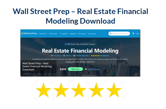 Wall Street Prep – Real Estate Financial Modeling Download 2024