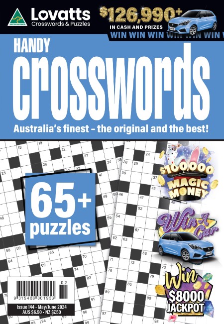 Lovatts Handy Crosswords - Issue 144 - May-June (2024)