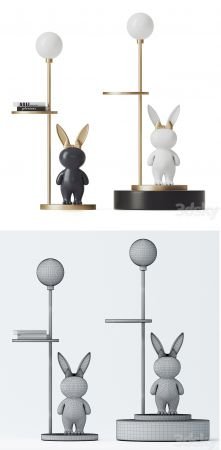 Rabbit Floor Lamp – 3D Model