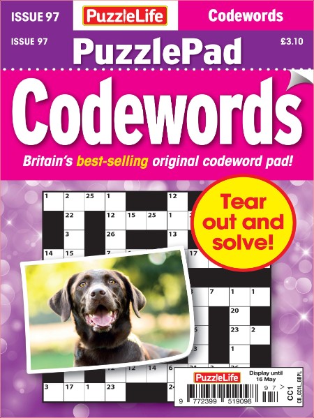 PuzzleLife PuzzlePad Codewords - April 2024