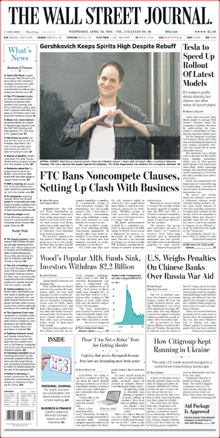 The Wall Street Journal - April 24 2024