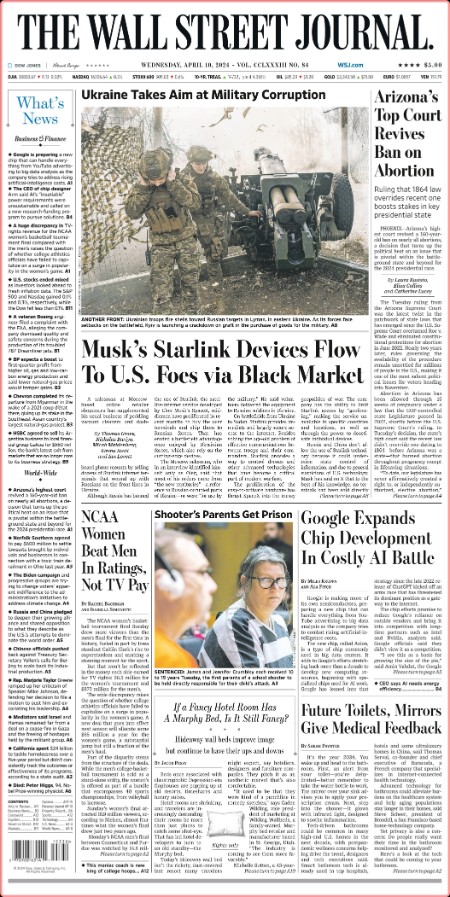 The Wall Street Journal - 11th April