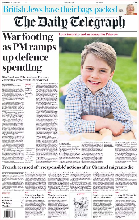 The Daily Telegraph - 24 April 2024