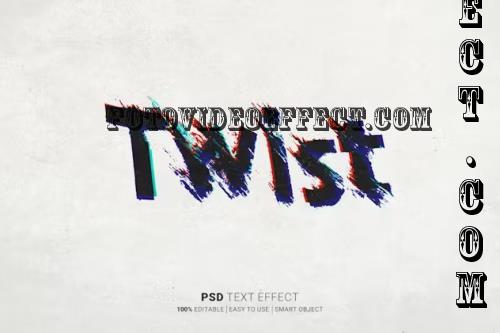 Twist Distortion Editable Text Effect - LLK3HWR