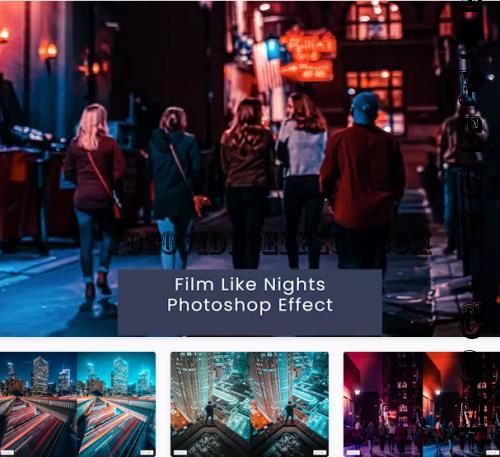 Film Like Nights Photoshop Effect - BTZXU8B