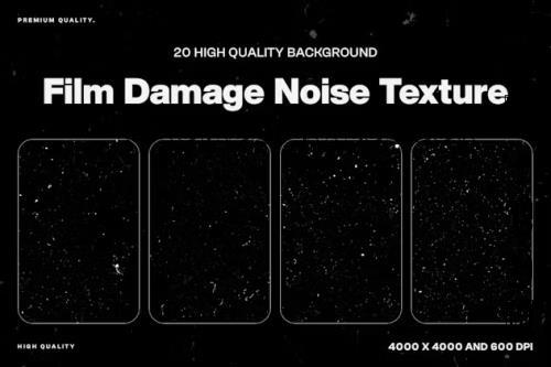 20 Film Damage Noise Texture - 5NH7CKB
