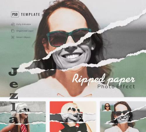 Ripped Paper Effect - ADPGZSN