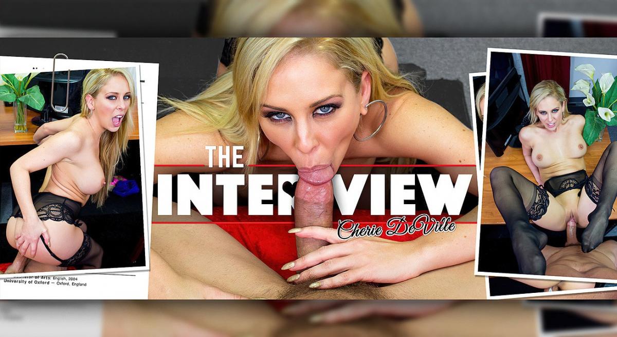 [MilfVR.com] Cherie DeVille - The Interview (3692849) [2017-02-17, Big Tits, Blonde, Blowjob, Couples, Cowgirl, Cum On Face, Doggy Style, Kissing, Missionary, Reverse Cowgirl, Titty Fuck, SideBySide, 3456p, SiteRip] [Valve Index / Oculus Quest 2 / Rift / 