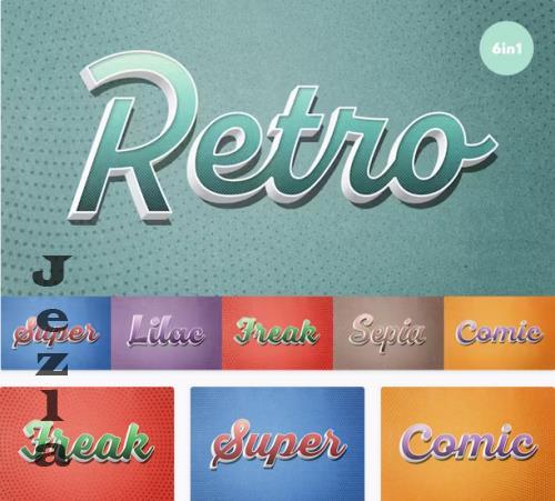 Vintage Comic Text Effects - 92559490