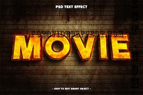 Movie Comic Style Editable Text Effect - 872L88R