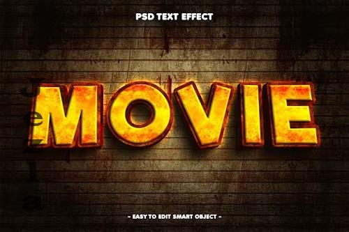 Movie Comic Style Editable Text Effect - 872L88R