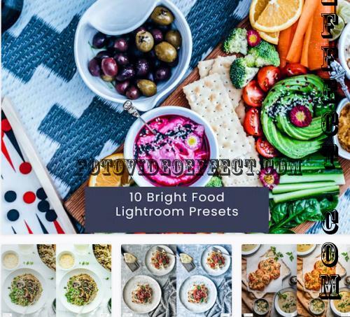 10 Bright Food Lightroom Presets - 3GGBRGD