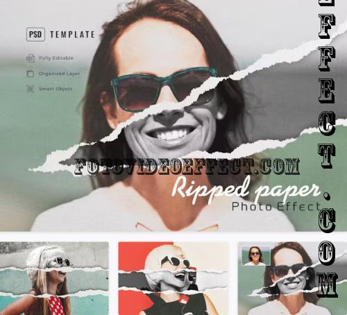 Ripped Paper Effect - ADPGZSN