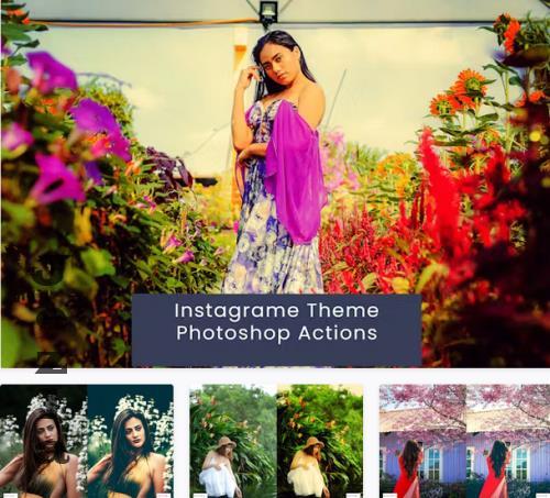 Instagrame Theme Photoshop Actions - 27MVX9B