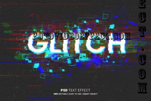 Glitch Editable Text Effect - VHT358Y