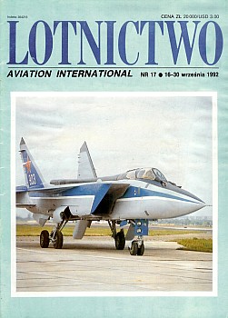 Lotnictwo Aviation International 1992 Nr 17